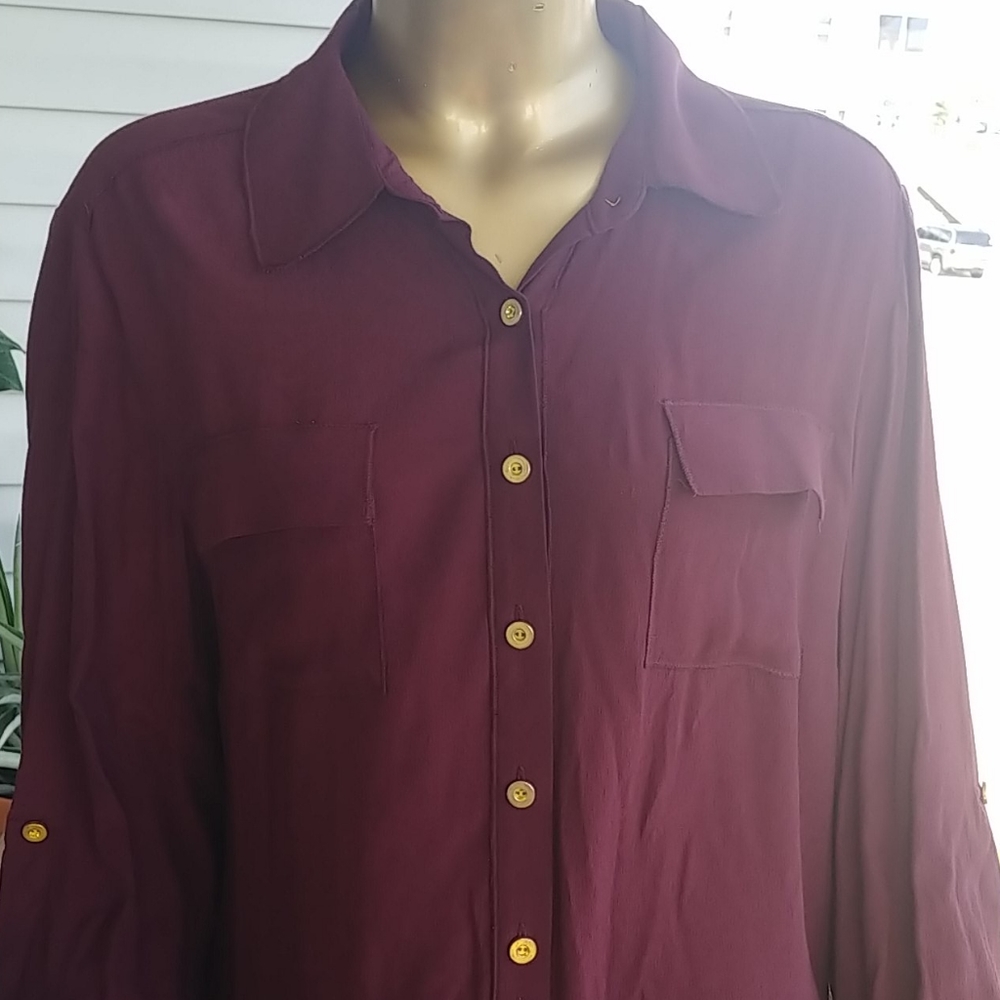 Antonio Melani relaxed buttoned blouse - Picture 2 of 5